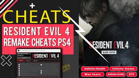 resident evil 4 remake cheat trainer.